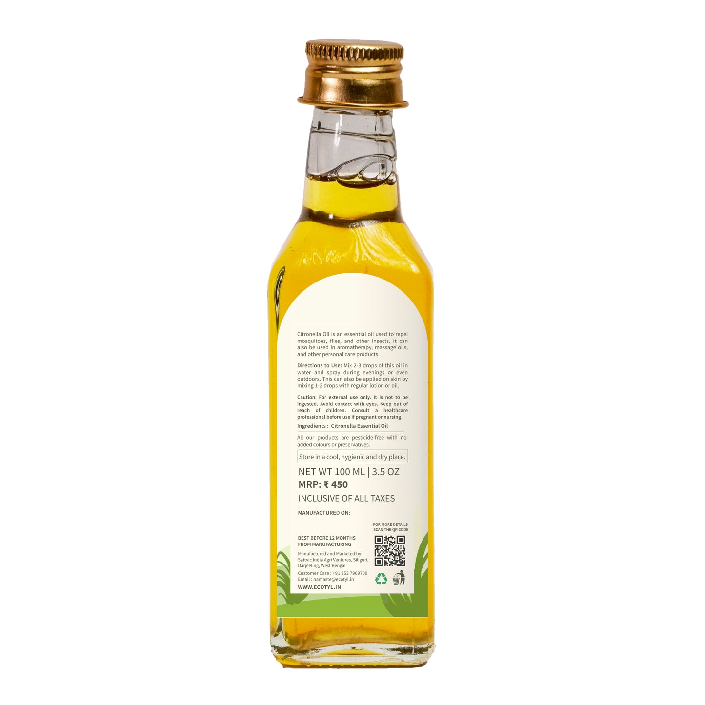 Ecotyl Citronella Oil 100 ML