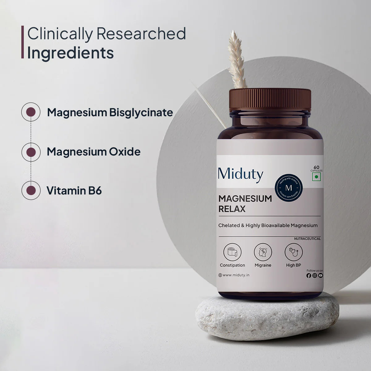 Miduty Magnesium Relax Supplement