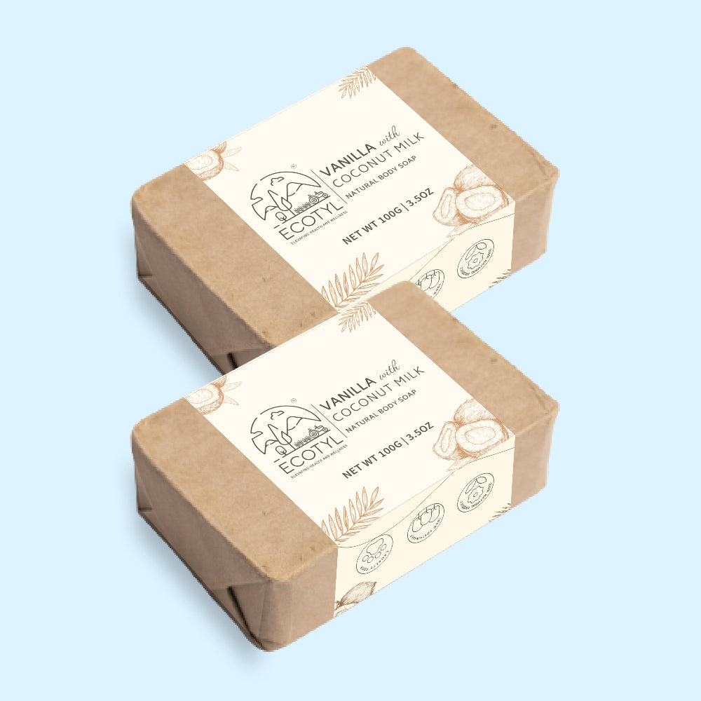 Ecotyl Coconut Milk Soap with Vanilla Set of 2