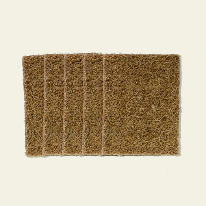 Soil Origin's Coconut Coil Scrubber Pad (Dishwasher) - Set of 5