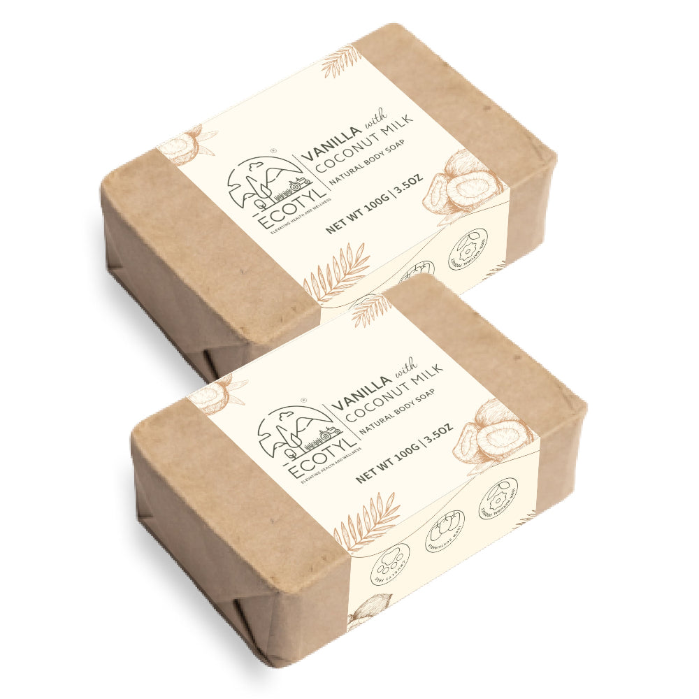 Ecotyl Coconut Milk Soap with Vanilla Set of 2