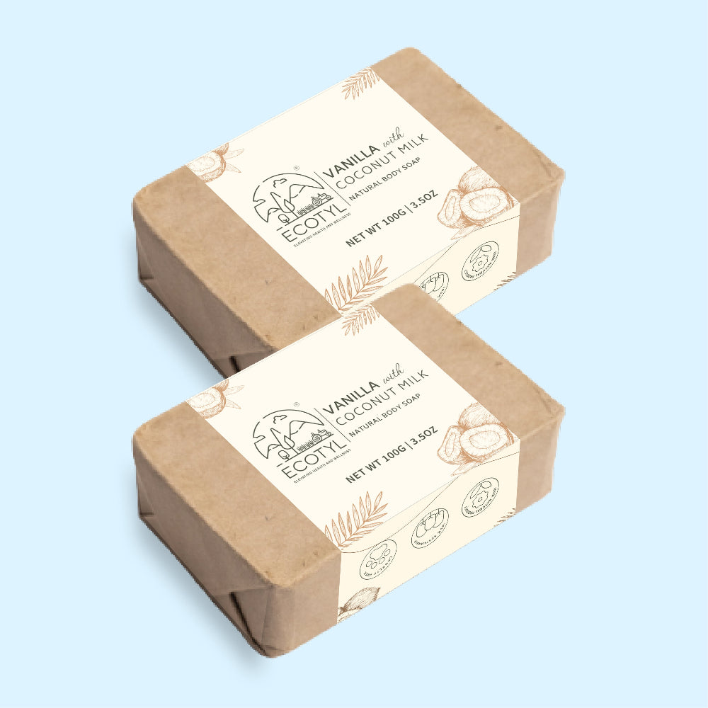 Ecotyl Coconut Milk Soap with Vanilla Set of 2