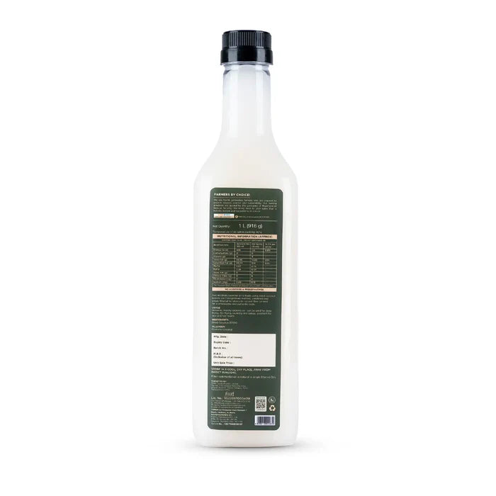 Coconut Oil, Made using farm grown Coconut | Cold-Pressed and Single-Filtered Oil for healthier Cooking | Kacchi Ghani/Mara Chekku, Natural and Unrefined 1 Litre