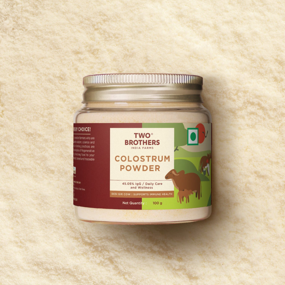 Two Brothers India Farms Colostrum Powder | A2 Cows Colostrum Milk