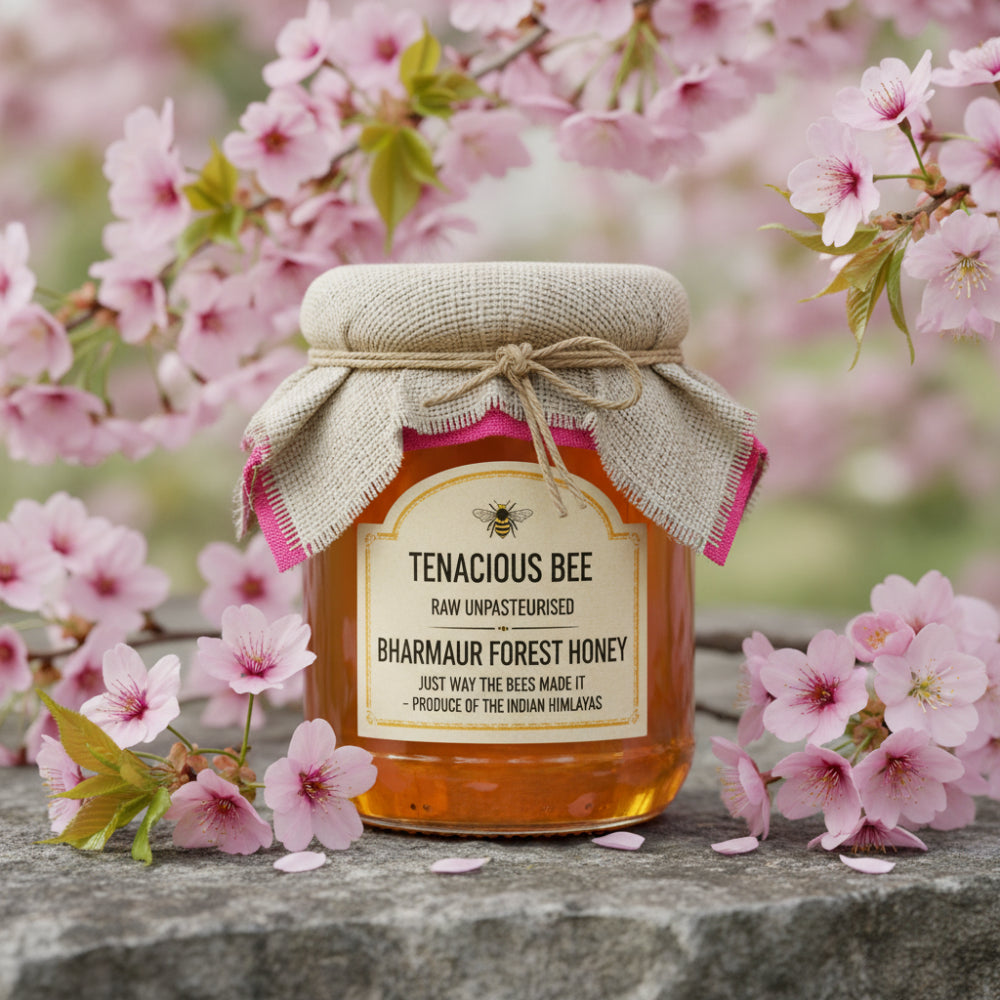 Tenacious Bees Raw Unpasteurised Bharmaur Forest Honey