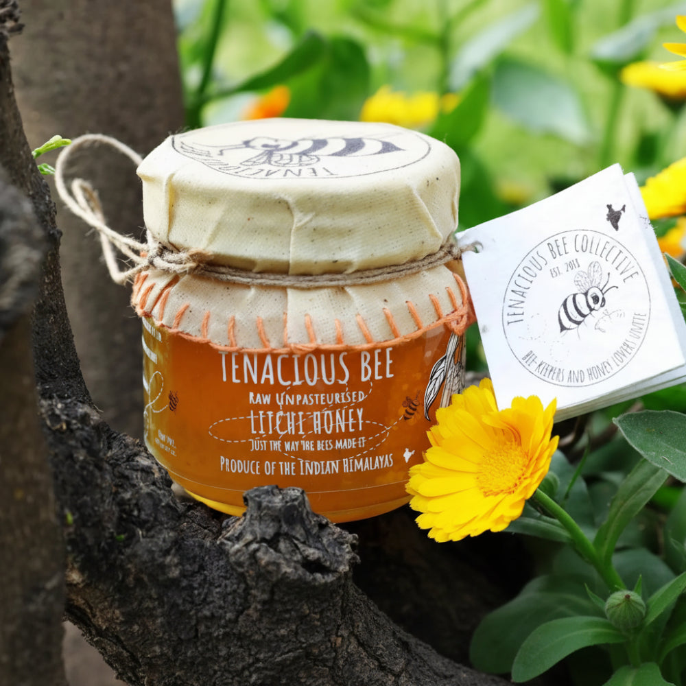 Tenacious Bees Raw Unpasteurised Litchi Honey