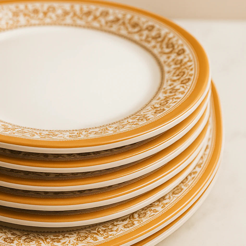 Comfy Homes Round Melamine 41 Pcs Dinner Set