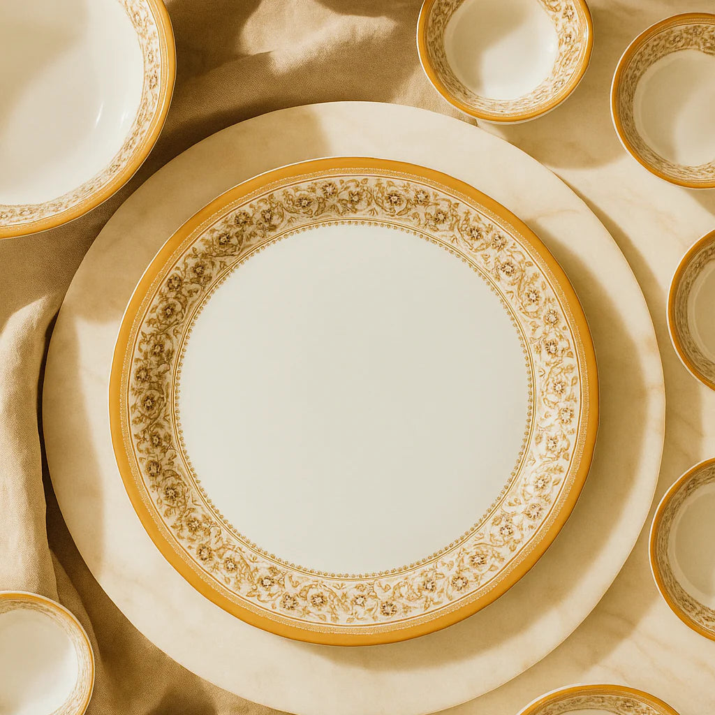 Comfy Homes Round Melamine 41 Pcs Dinner Set