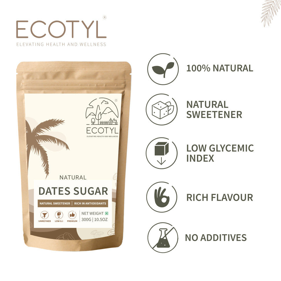 Ecotyl's Dehydrated Dates Powder  - 300g
