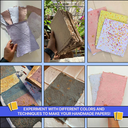 Kitsters DIY COMBO : DIY Handmade Paper Kit & DIY Solar Printing Kit