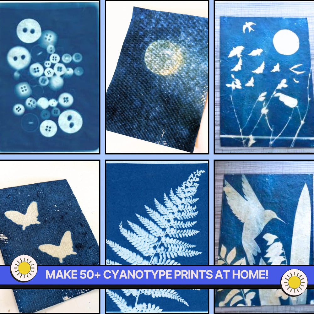 Kitsters DIY COMBO : DIY Handmade Paper Kit & DIY Solar Printing Kit