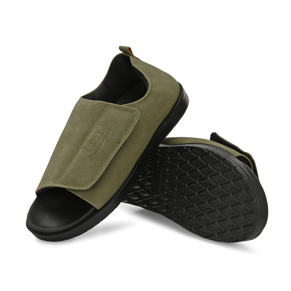 Leaf Ortho Diabetic Comfy Pro Buddy Sandal for Reduction of Burning and Loss of Sensation 1 Strap