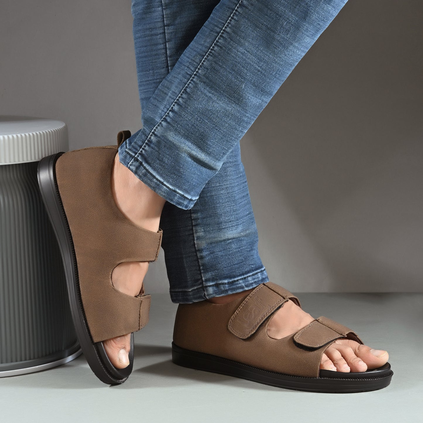 Leaf Ortho Diabetic Comfy-Pro Snow Sandal for reduction of burning and loss of sensation. 2 straps