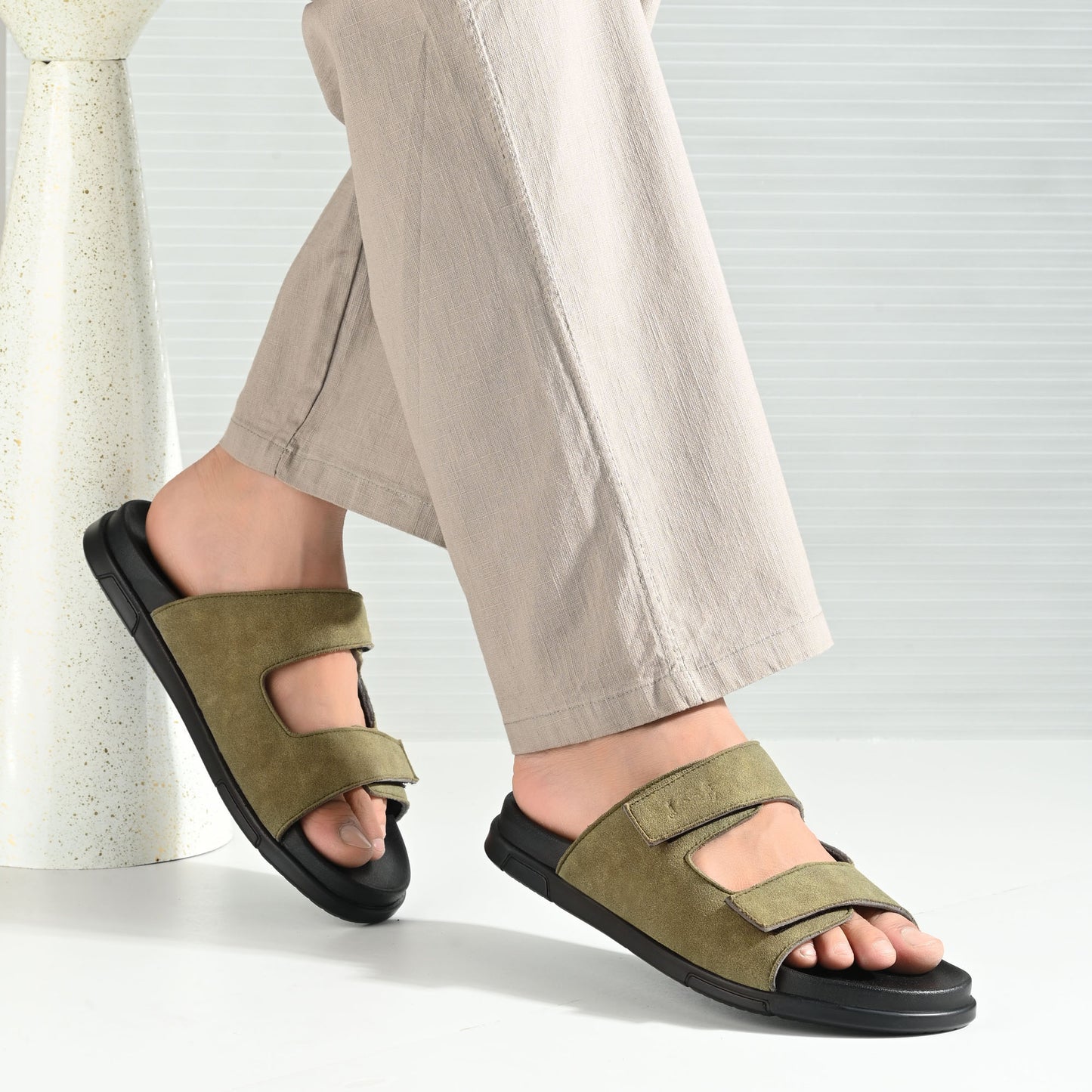 Leaf Ortho high-compression-double-strap-heel-pain-and-swelling-care-slippers-unisex