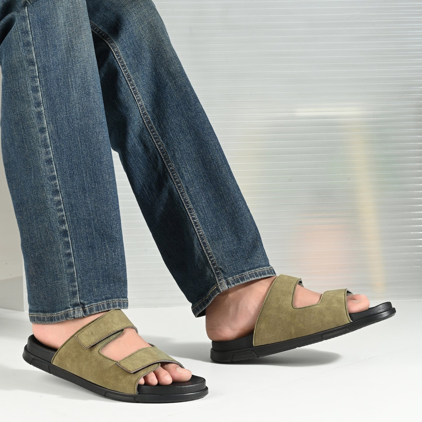 Leaf Ortho high-compression-double-strap-heel-pain-and-swelling-care-slippers-unisex