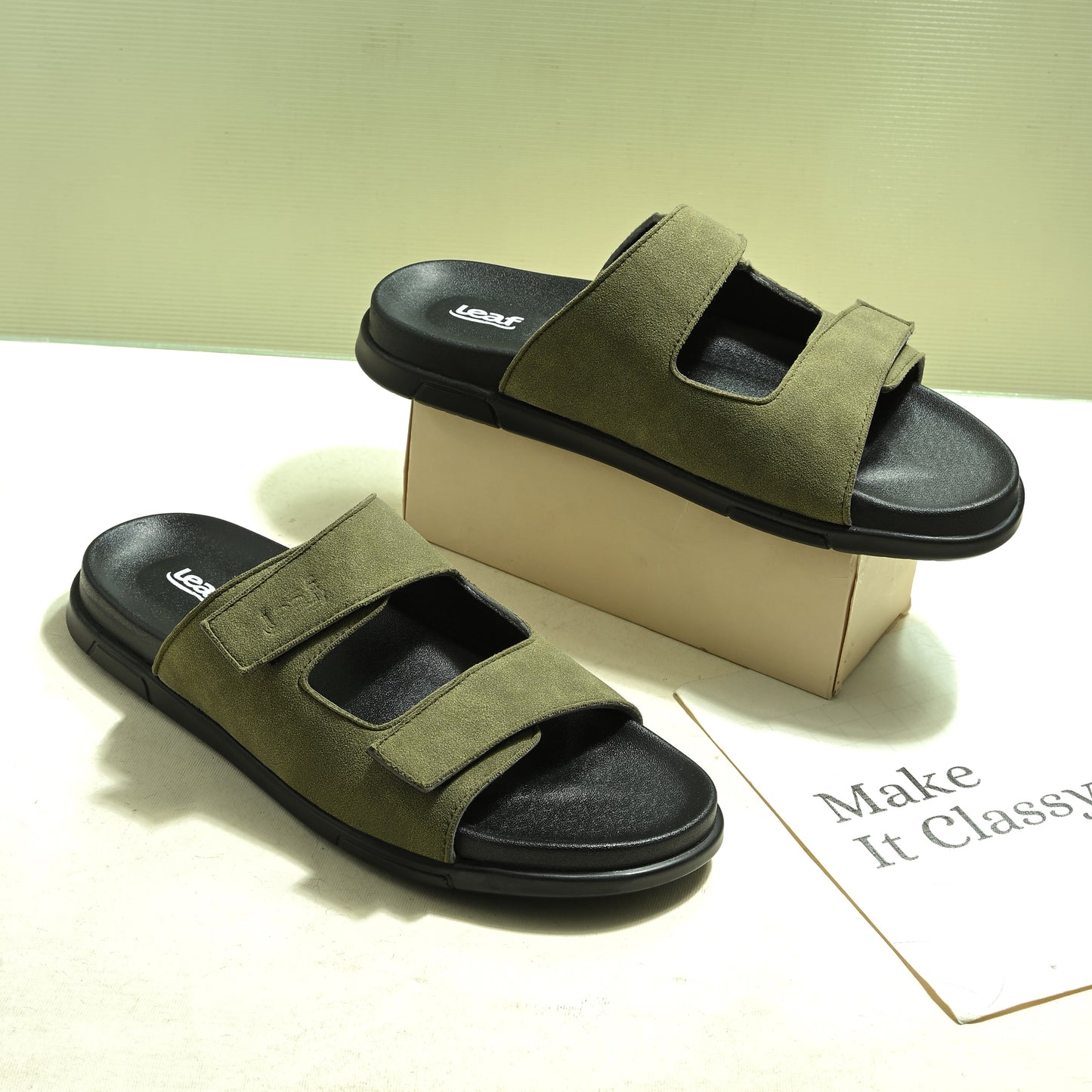 Leaf Ortho high-compression-double-strap-heel-pain-and-swelling-care-slippers-unisex