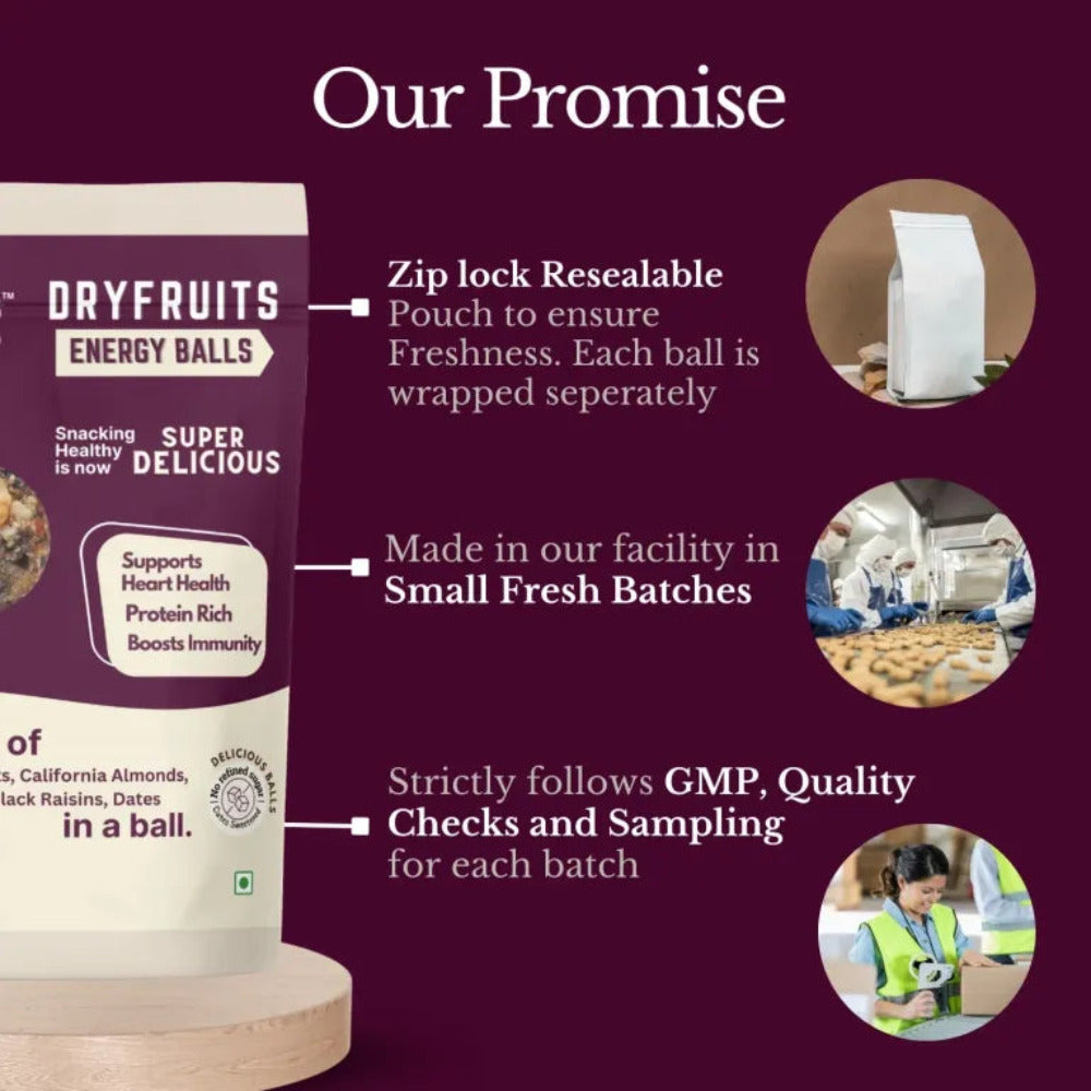 Fulfilling Foods Dry Fruit Energy Balls
