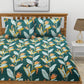 Elastic Fitted Double Bedsheet with Pillow Covers