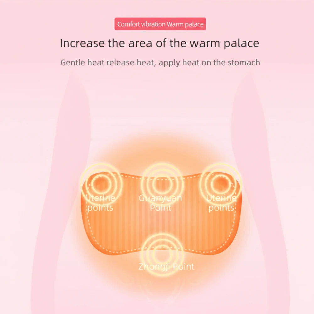 Houzaide Smart Warm Palace Belt - Heating Pad for Cramps & Lower Back Pain