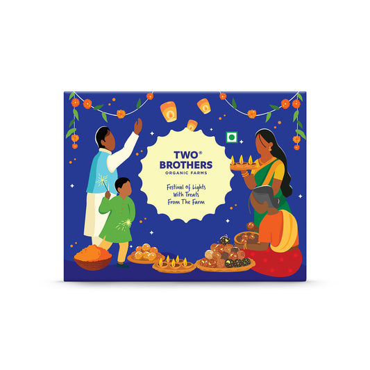 Two Brothers Organic Farms Diwali Gift Box | 390g