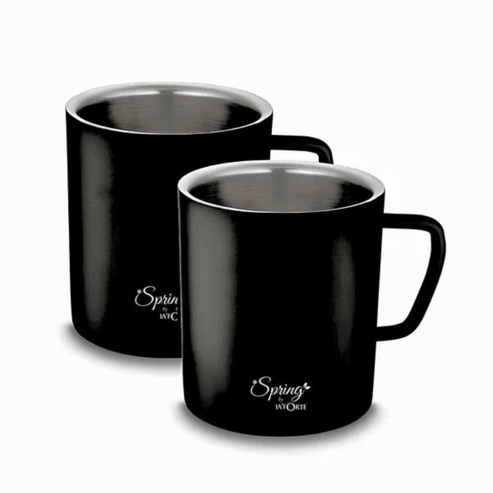 LA' FORTE Stainless Steel Coffee and Tea Mugs