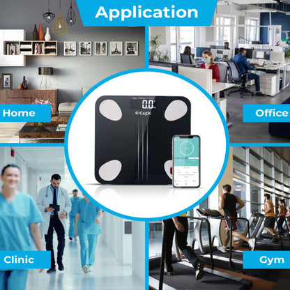 Eagle Scales Smart Weighing Scale | 15 Vital Body Parameters | EEP1001A Series