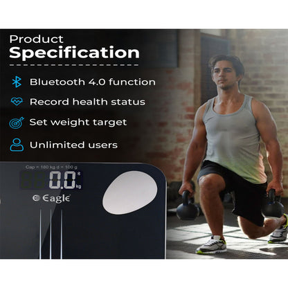 Eagle Scales Smart Weighing Scale | 15 Vital Body Parameters | EEP1001A Series