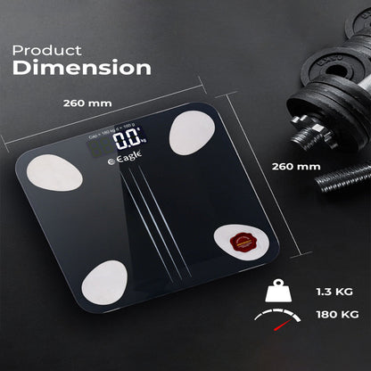 Eagle Scales Smart Weighing Scale | 15 Vital Body Parameters | EEP1001A Series