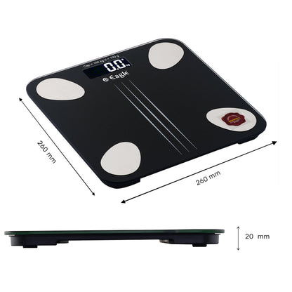 Eagle Scales Smart Weighing Scale | 15 Vital Body Parameters | EEP1001A Series