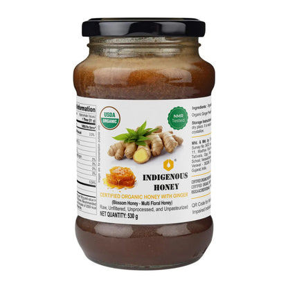 Indigenous Honey Raw Organic Honey with Infused Ginger