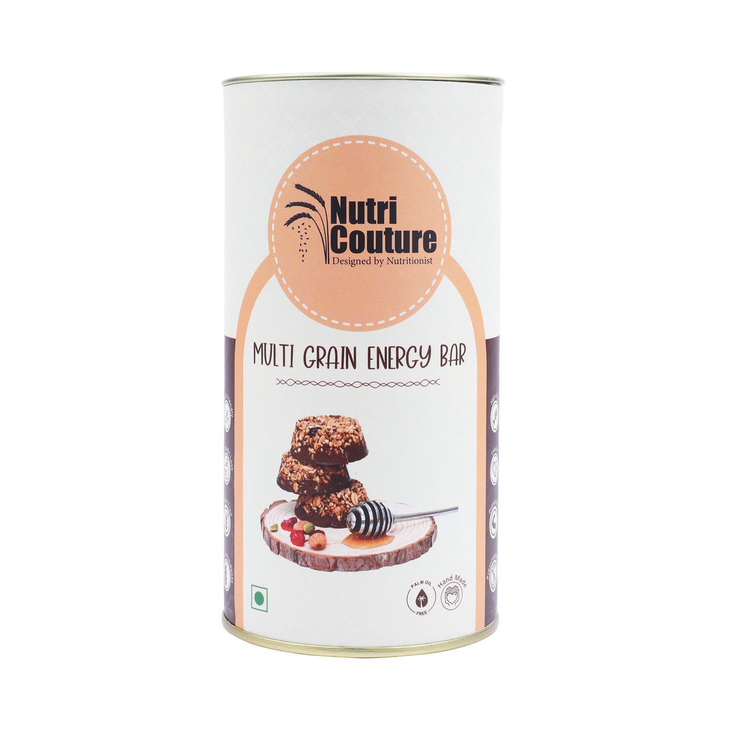 Nutri Couture Multi Grain Energy Bars (Sweetened with Honey)