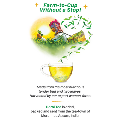 Deroi Tea Golden Sunset Oolong Tea (Fruity & Aromatic)