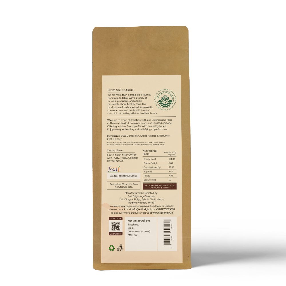 Soil Origin Filter Coffee (Chikmangalur Origin)
