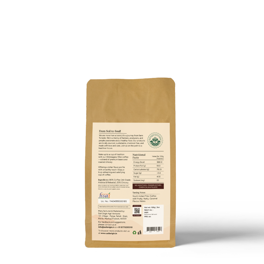 Soil Origin Filter Coffee (Chikmangalur Origin)