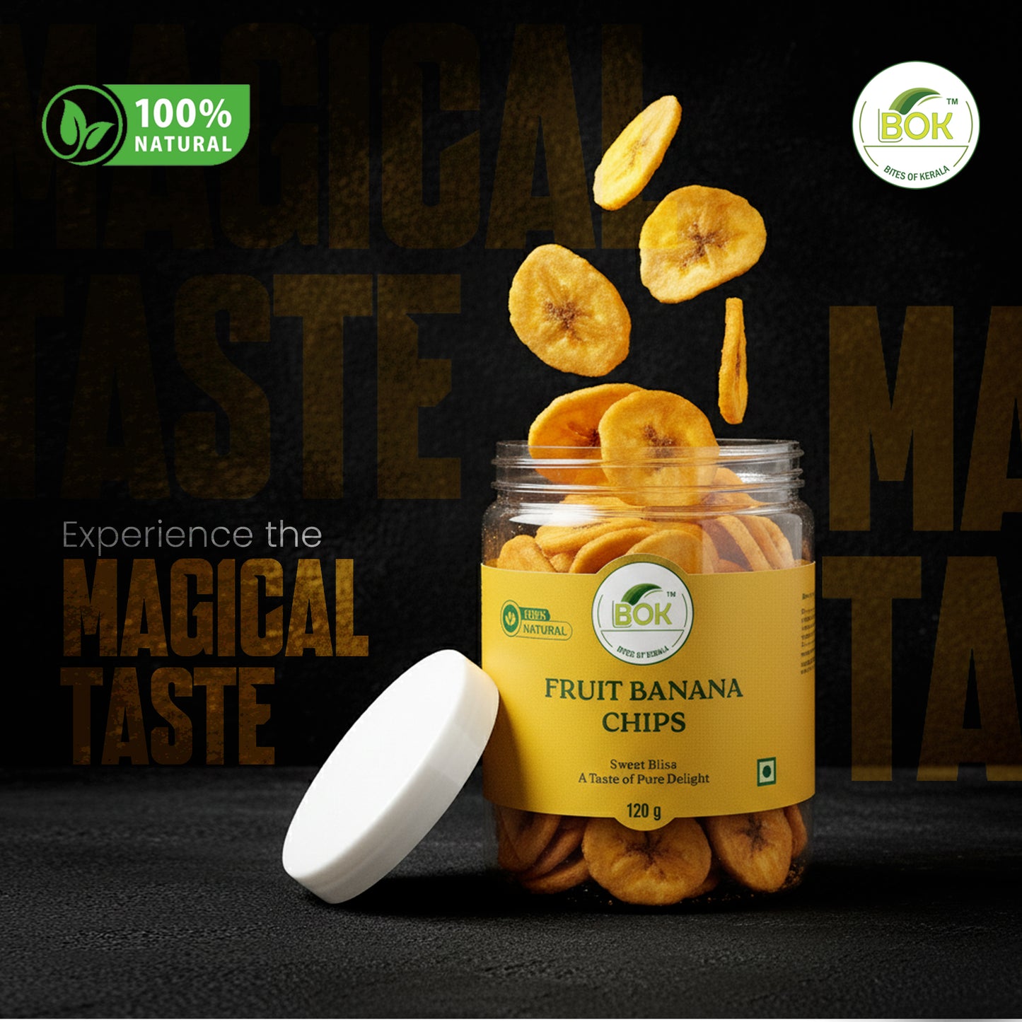 Bites Of Kerala Fruit Banana Chips- 120G
