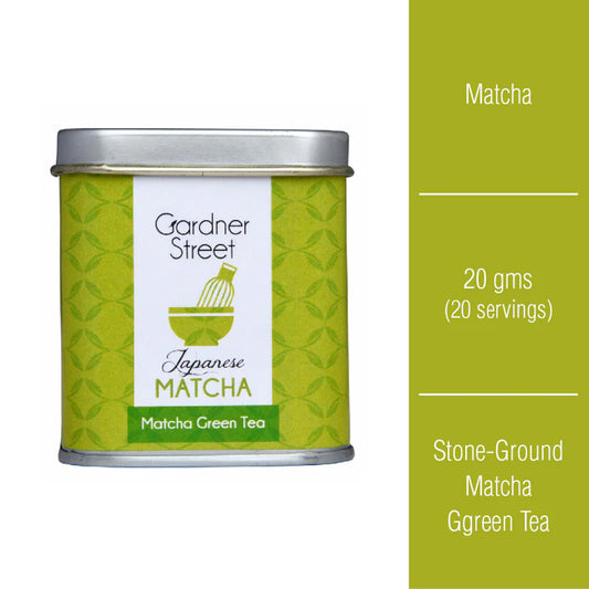 Gardner Street Tea - JAPANESE MATCHA - 20 Gms Loose Tea