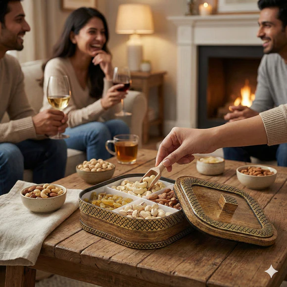 Comfy Homes Revolving Dry Fruit & Snack Storage Box