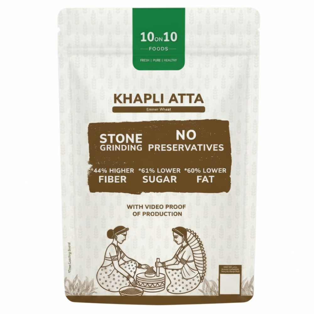 10on10foods Khapli Atta