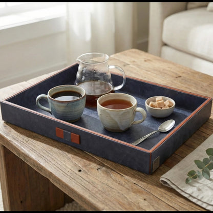 Comfy Homes The Infinite Use Tray Premium Handcrafted Vegan Leather Organizer