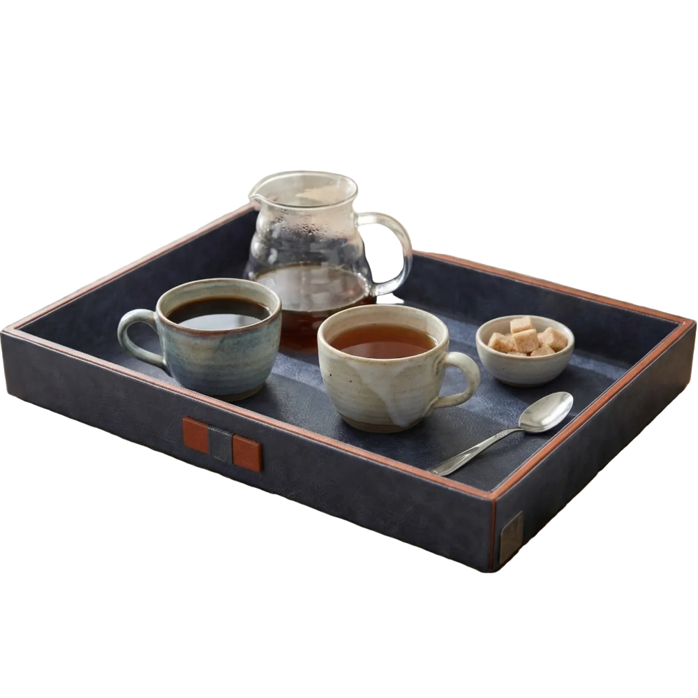 Comfy Homes The Infinite Use Tray Premium Handcrafted Vegan Leather Organizer