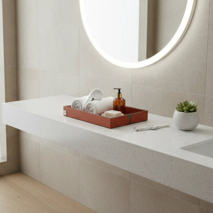 Comfy Homes The Infinite Use Tray Premium Handcrafted Vegan Leather Organizer