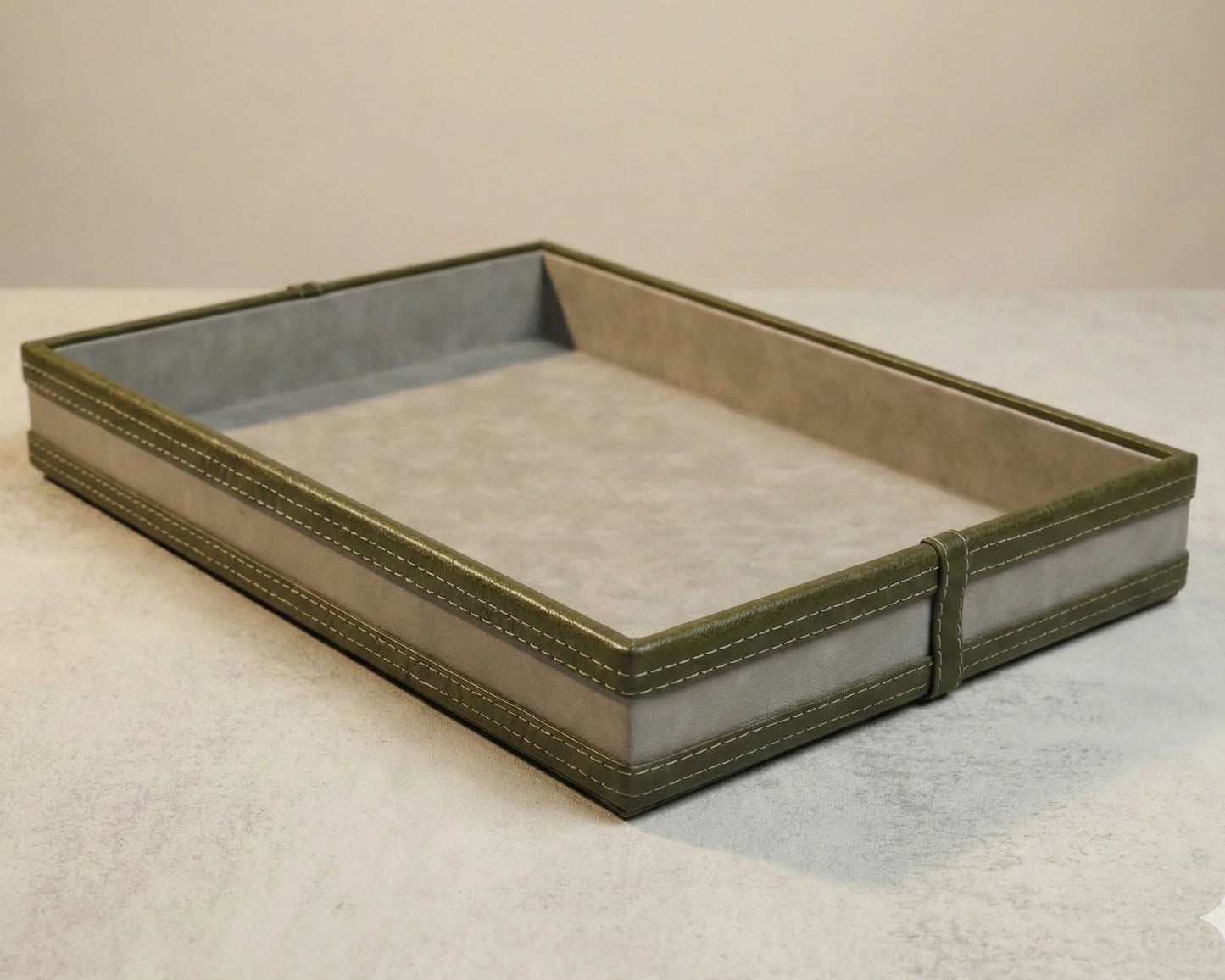 Comfy Homes The Infinite Use Tray: Premium Handcrafted Vegan Leather Organizer