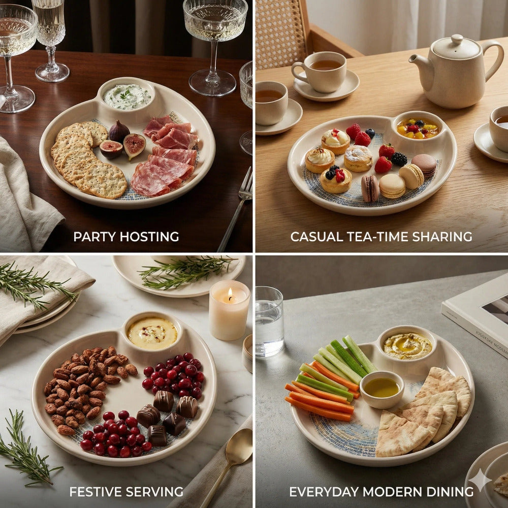 Comfy Homes Divided Serving Platter Set