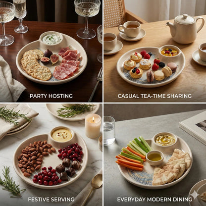 Comfy Homes Divided Serving Platter Set