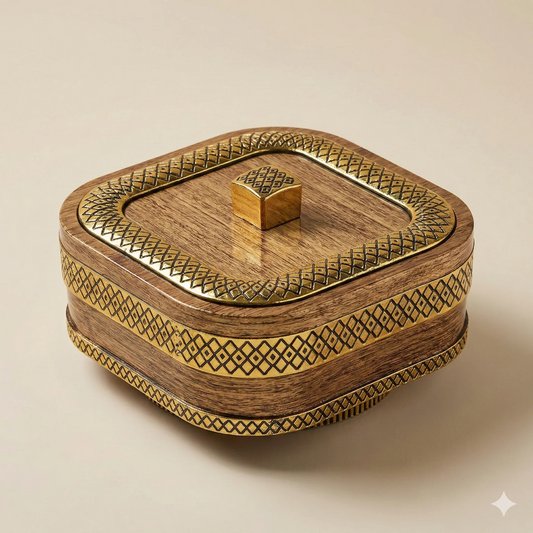 Comfy Homes Revolving Dry Fruit & Snack Storage Box