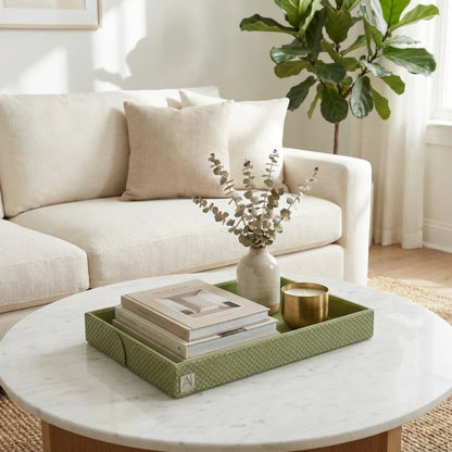 Comfy Homes The Infinite Use Tray Premium Handcrafted Vegan Leather Organizer