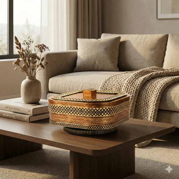 Comfy Homes Revolving Dry Fruit & Snack Storage Box