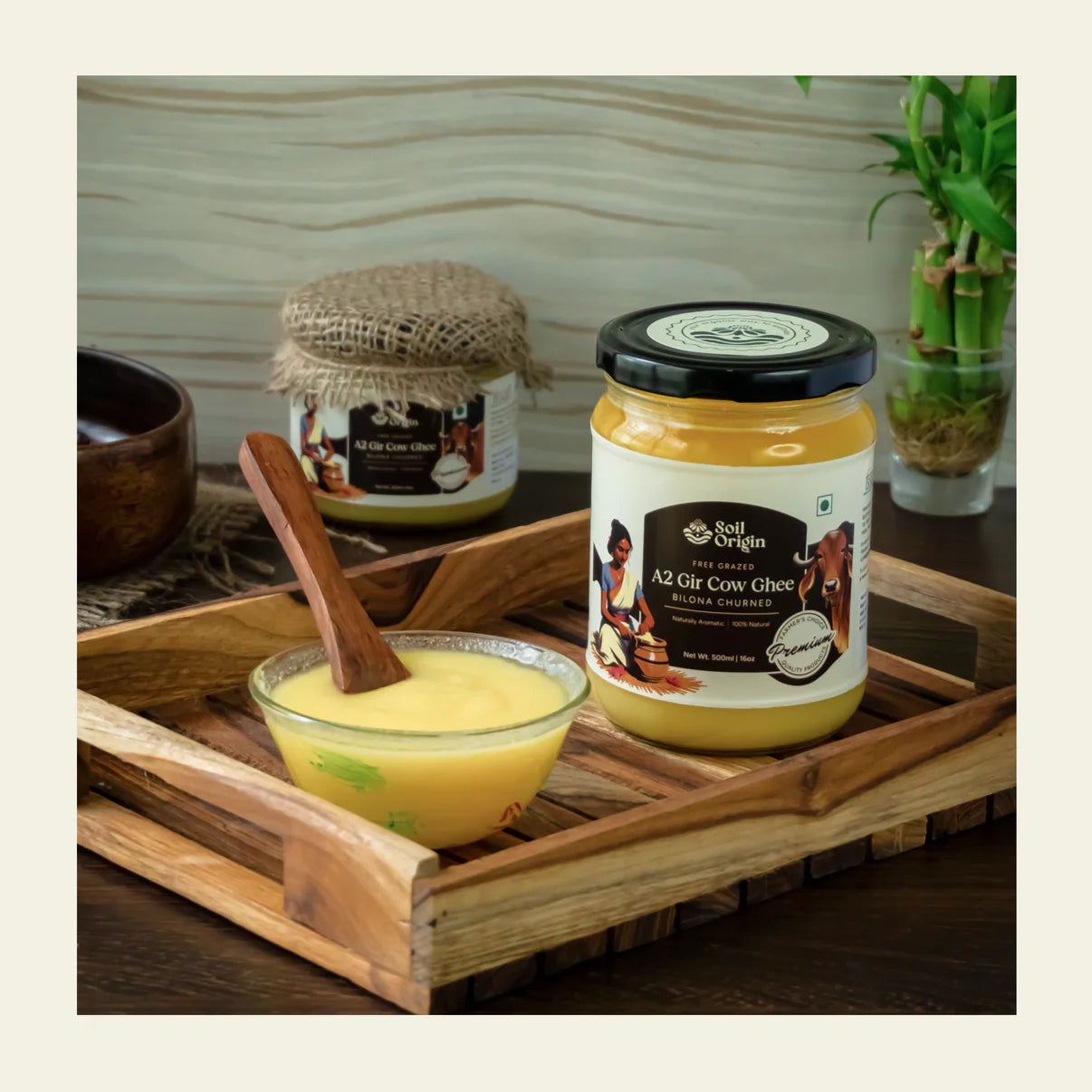 Soil Origin A2 Gir Cow Ghee