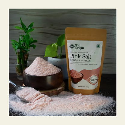 Soil Origin Pink Himalayan Salt (Set Of 2)