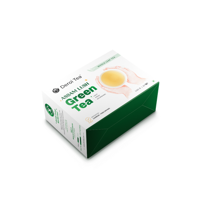 Deroi Tea Assam Lush Green Tea (Loose Leaf Tea - Bitterless)